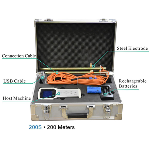 Introduction of PQWT-200S Portable Underground Water Leak Detector Finder Machine for 200 Meters